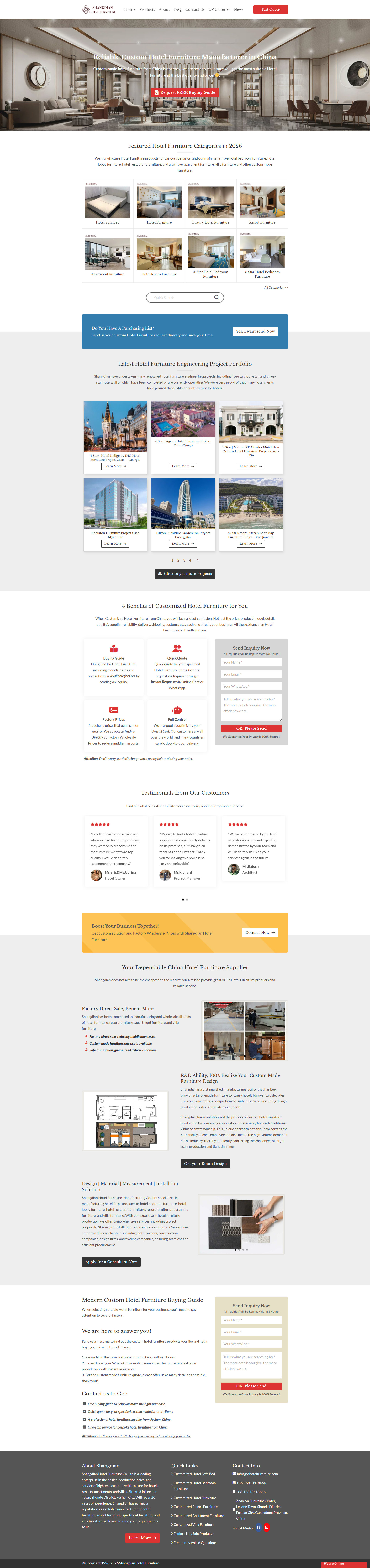 Shangdian Hotel Furniture